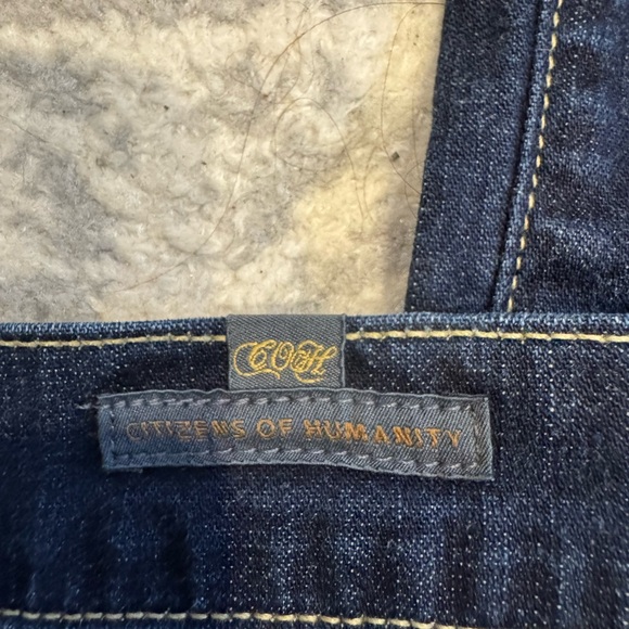 Citizens Of Humanity Dark Blue Kelly Low Rise Jeans - Picture 14 of 15